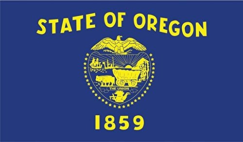 JMM Industries Oregan OR Flag Vinyl Decal Sticker Beaver State Car Window Bumper 5-Inches by 3-Inches Premium Quality UV Resistant Laminate PDS019