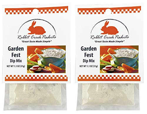 Rabbit Creek Garden Fest Vegetable Dip Mix Pack of 2 - Gourmet Veggie Dip Mix