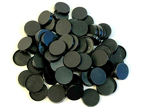 Lot of 100 32mm Round Bases for Warhammer 40k Plus AoS Games Workshop Wargame Bitz