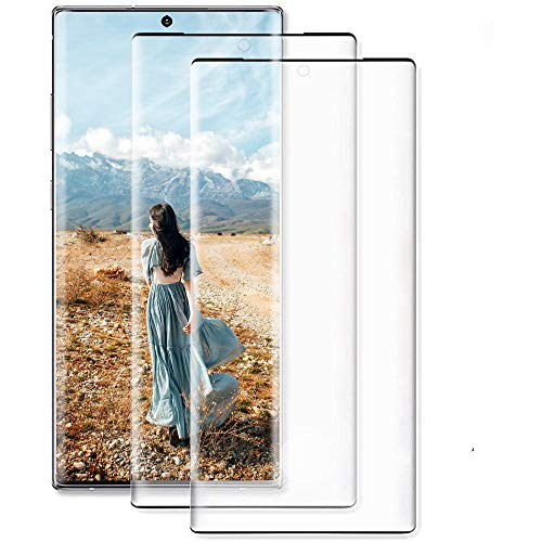 -2 Pack- Galaxy Note 10 Plus Tempered Glass Screen Protector -Fingerprint Sensor Support- -No Bubble- -9H Hardness--3D Full Coverage- for Samsung Galaxy Note 10 Plus/Note 10Plus (6.8") -2 Pack- Galaxy Note 10 Plus Tempered Glass Screen Protector -Fingerprint Sensor Support- -No Bubble- -9H Hardness--3D Full Coverage- for Samsung Galaxy Note 10 Plus/Note 10Plus (6.8")