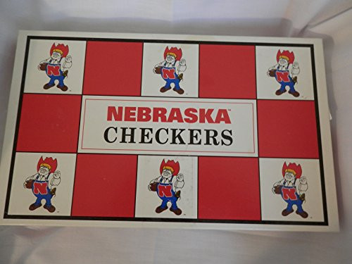 NCAA Nebraska Cornhuskers Miniature Helmets Checker Set