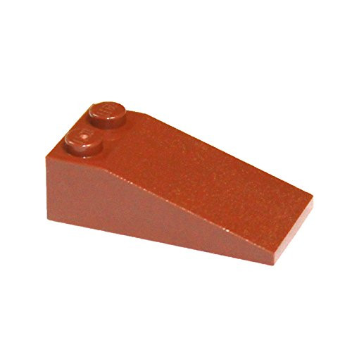 LEGO Parts and Pieces: Reddish Brown 2x4 18 Slope x20