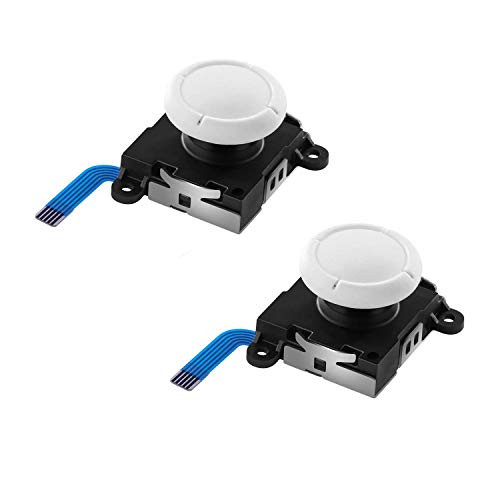 Replacement 3D Analog Joystick for Nintendo Switch lite and Nintendo Switch Joy-Con, Left or Right Analog Thumb Stick Joystick Replace (2-Pack)