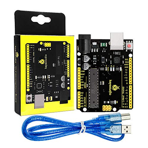 KEYESTUDIO V4.0 Development Board ATmega328P for Arduino UNO R3 with USB Cable