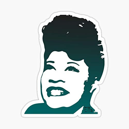 Ella Fitzgerald Sticker - Sticker Graphic - Waterproof - Fade Resistant Die Cut
