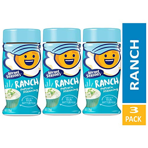 Kernel Season's Popcorn Seasoning, Ranch 2.85 Ounce - Pack of 3 Kernel Season's Popcorn Seasoning, Ranch 2.85 Ounce - Pack of 3