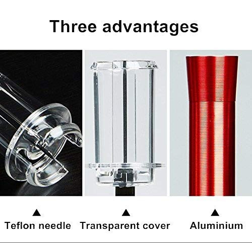 AIR PRESSURE Wine Bottle Opener Cork Remover Easy Air Pump Pressure Red Wine Corkscrew Air Pressure Bottle Opener - Pump 3 to 6 Times per Bottle -Aluminum + ABS + Stainless Steel (BLACK)
