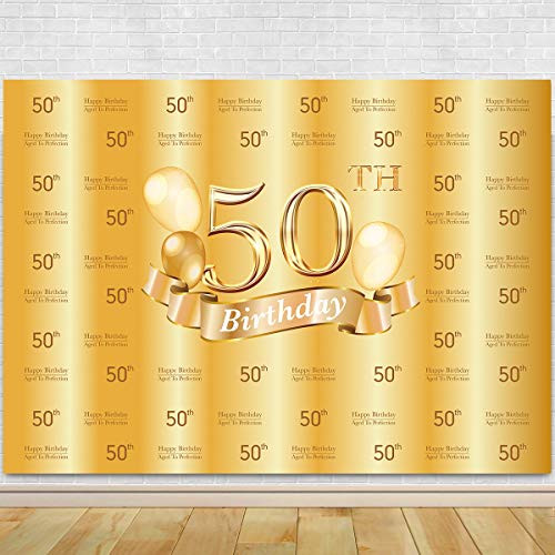 50th Birthday Photography Backdrop 50th Golden Glitter Shiny Background Fifty Years Old Age Party Decoration Photo Banner Photobooth Props 50th Birthday Photography Backdrop 50th Golden Glitter Shiny Background Fifty Years Old Age Party Decoration Photo Banner Photobooth Props