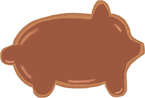 Piggy Pan Peel and Stick Waterproof Sticker
