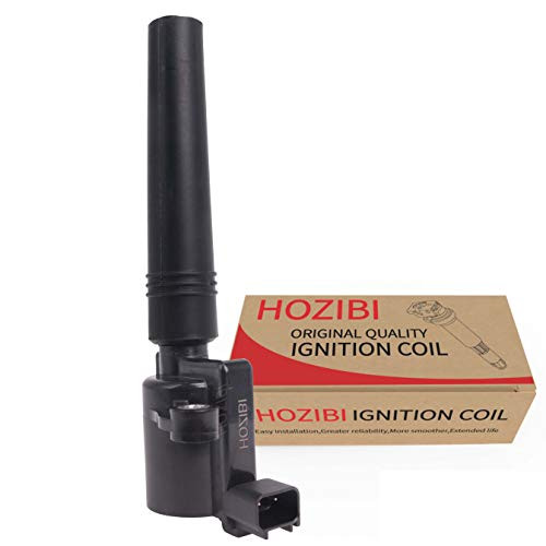 HOZIBI 1PCS Ignition Coil Compatible with 2000-2006 Ford Thunderbird Lincoln LS Jaguar S-Type 3.9L 4.0L 4.2L V8 C1234, DG477, DG490