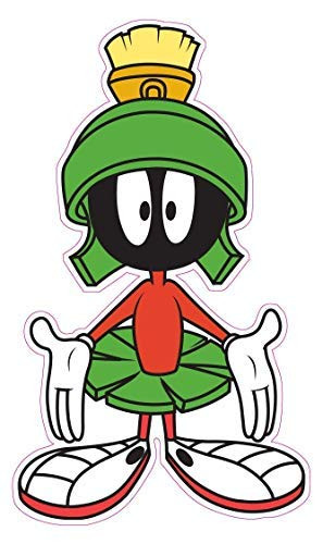 Marvin The Martian What Printed Sticker