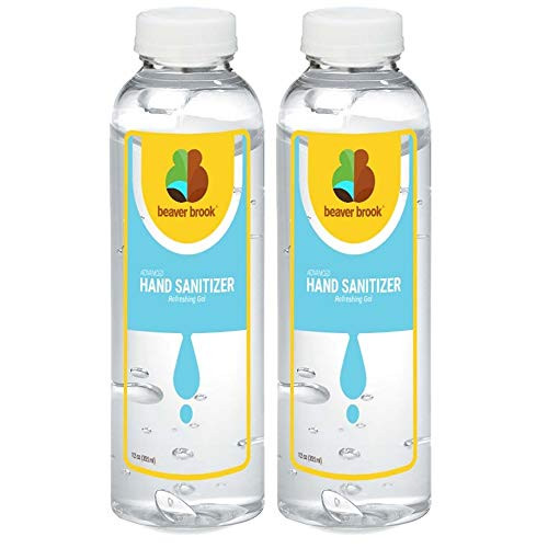 Hand Sanitizer, Refreshing Gel, 70 percent Ethyl Alcohol, Made in USA - TSA Approved 12 Fl Oz (355 ml) - 2 Pack