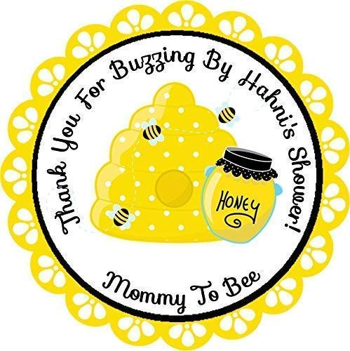 Bumble Bee Baby Shower Stickers