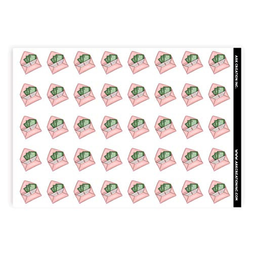 ARK Creation Planner Sticker - Pink Payday Wallet Sticker(Kiss-Cut, White Backing)