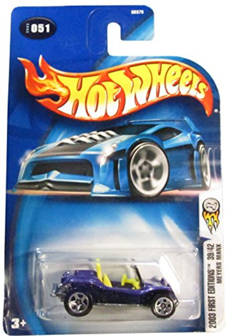 Mattel Hot Wheels 2003 First Editions 1:64 Scale Purple Meyers Manx Die Cast Car #051