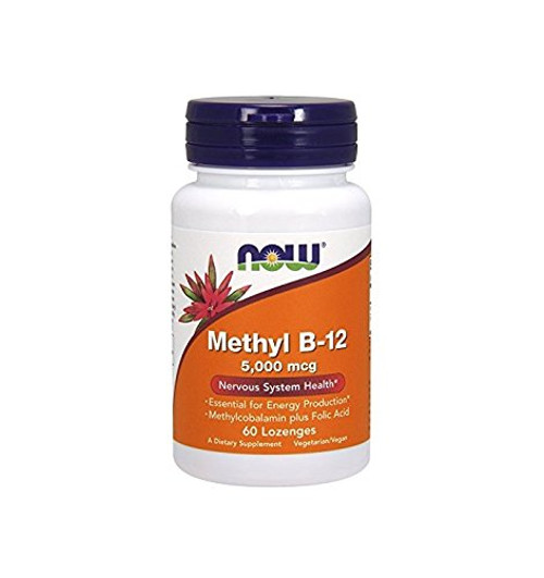 NOW Methyl B-12 5,000 mcg,60 Lozenges