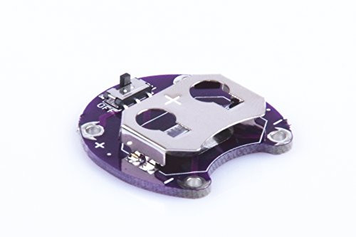 KNACRO LilyPad Coin Cell Battery Holder for CR2032 - With Switch Battery holder module