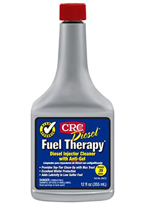 CRC 05412 Diesel Fuel Therapy Diesel Injector Cleaner with Anti-Gel - 12 Fl Oz.
