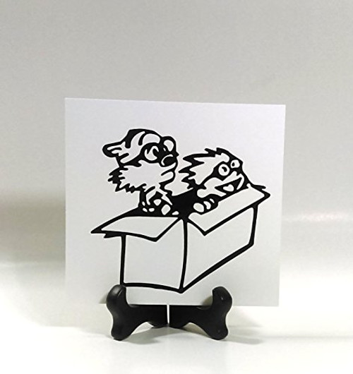 Calvin and Hobbes Box Ride Vinyl Decal, Calvin and Hobbes Box Derby, Calvin and Hobbes Stickers Calvin and Hobbes Box Ride Vinyl Decal, Calvin and Hobbes Box Derby, Calvin and Hobbes Stickers