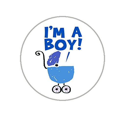 It's A Boy Envelope Seals - 1.2" Baby Announcement Stickers - 144 Stickers (Boy)