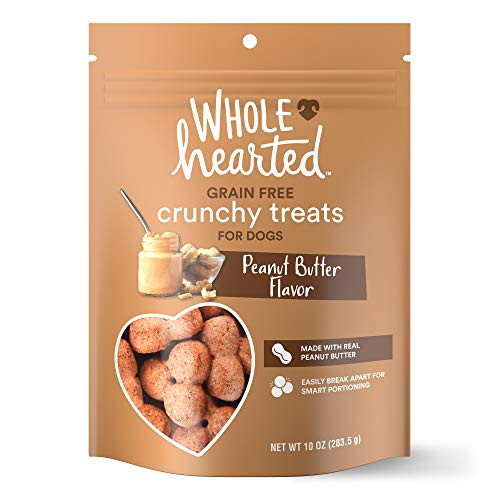 WholeHearted Grain Free Peanut Butter Dog Treats, 10 oz.