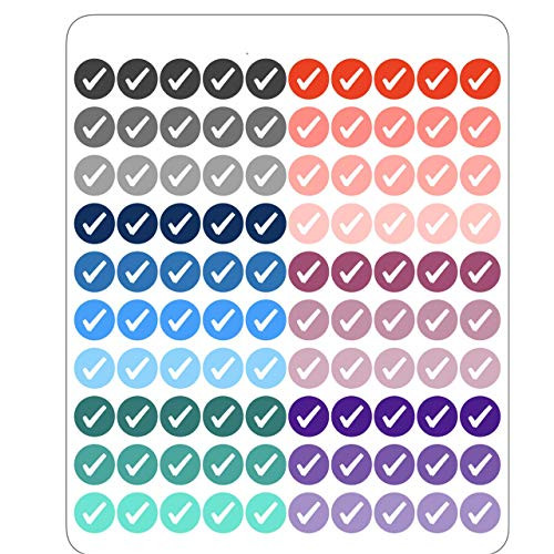 MINI CHEKCMARK ICON STICKERS planner chores calendar Bullet Hobonichi