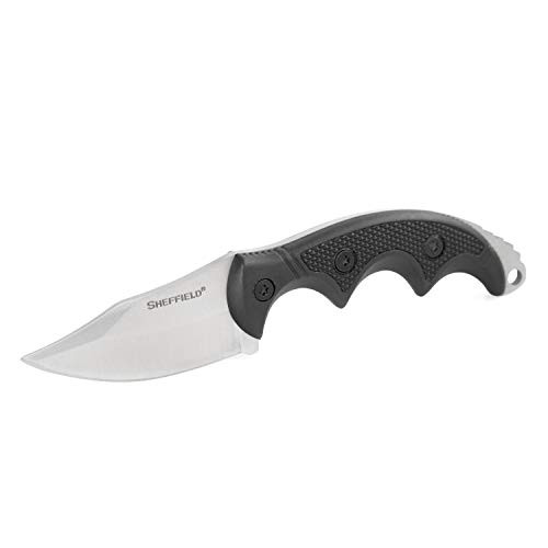 Sheffield 12152 Bolo 2.15 Inch Drop Point Fixed Blade Knife, Lightweight Neck Knife, Fixed Blade Knife Tactical, Fixed Blade Knife EDC Sheffield 12152 Bolo 2.15 Inch Drop Point Fixed Blade Knife, Lightweight Neck Knife, Fixed Blade Knife Tactical, Fixed Blade Knife EDC