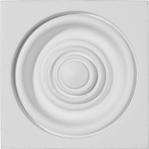 Ekena Millwork PB04X04X01NE  4 1/4-Inch W x 4 1/4-Inch H x 1 1/8-Inch P Nexus Plinth Block