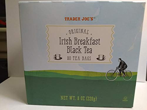 2 X Trader Joe's Original Irish Breakfast Tea (80 Black Tea Bags Per Box)