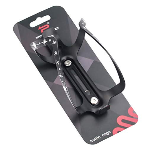 BESPORTBLE Bike Water Bottle Holder Bicycle Drink Cup Cage Aluminum Alloy Cup Storage Rack for Road Bikes Mountain Bikes Black