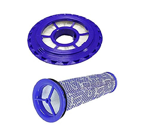 LifeSupplyUSA Post HEPA Pre Filter Pack Filter Kit Replacement Compatible with Dyson DC41, DC65, DC66 Assembly   920769-01  and  920640-01