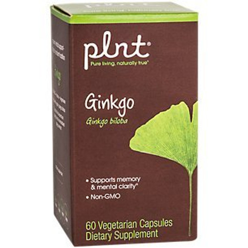 plnt Ginkgo 400mg Supports Memory Mental Clarity, NonGMO Organic Full Spectrum Ginkgo Biloba Herb Standardized Ginkgo Extract (60 Veggie Capsules) plnt Ginkgo 400mg Supports Memory Mental Clarity, NonGMO Organic Full Spectrum Ginkgo Biloba Herb Standardized Ginkgo Extract (60 Veggie Capsules)