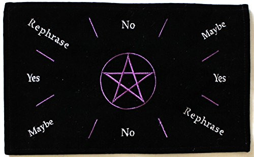 Kheops Pentacle Pendulum Mat (Black with Colors)