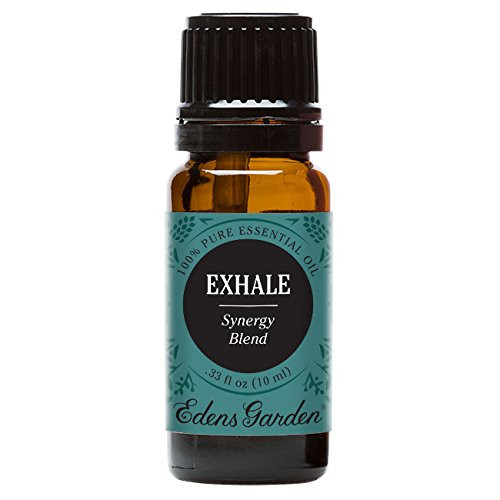 Edens Garden Exhale Essential Oil Synergy Blend, 100 percent Pure Therapeutic Grade (Allergies and Congestion) 10 ml Edens Garden Exhale Essential Oil Synergy Blend, 100 percent Pure Therapeutic Grade (Allergies and Congestion) 10 ml