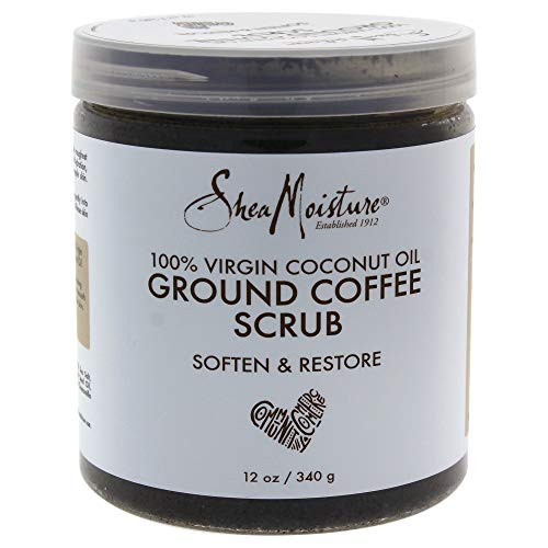 Shea Moisture 100 percent Virgin Coconut Body Oil for Unisex, Coffee Scrub, 12 Ounce Shea Moisture 100 percent Virgin Coconut Body Oil for Unisex, Coffee Scrub, 12 Ounce