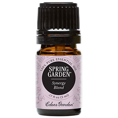 Edens Garden Spring Garden Essential Oil Synergy Blend, 100 percent Pure Therapeutic Grade (Anxiety and Headaches) 5 ml Edens Garden Spring Garden Essential Oil Synergy Blend, 100 percent Pure Therapeutic Grade (Anxiety and Headaches) 5 ml