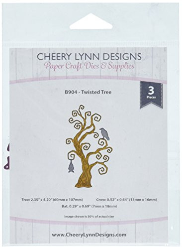 Cheery Lynn Designs Twisted Tree Scrapbooking Die Cut Set 3 Piece