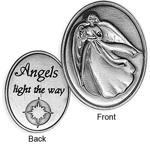 AngelStar 15613"Angels Light The Way Inspirational Token, 1-1/4-Inch