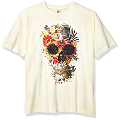 The Mountain Unisex-Adult's Garden Skull, Yellow, XL The Mountain Unisex-Adult's Garden Skull, Yellow, XL
