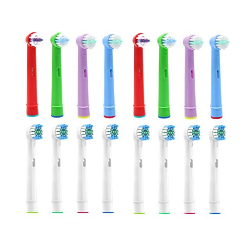 VINFANY 16PCS Toothbrush Head for Oral b,Replacement Toothbrush Heads Compatible for Braun Electric Rechargeable Toothbrush, for Vitality 3D All 8 Pack VINFANY 16PCS Toothbrush Head for Oral b,Replacement Toothbrush Heads Compatible for Braun Electric Rechargeable Toothbrush, for Vitality 3D All 8 Pack