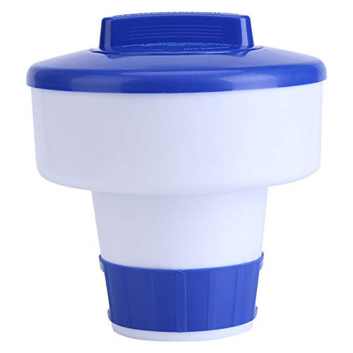 FONGKE Pool Chlorine Floater, Chlorine Tablet Holder Dispenser Fits Chlorine Tablets 1-3 inch for Swimming Pools (1"-3" Tablet Chemical Dispenser)