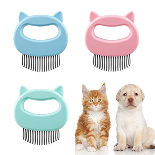 Cat Comb Pet Hair Removal Pet Brush Grooming Cat Massage Shell Comb for Dog Puppy Rabbit Pet Hair Shedding Brush Cleaning Comb Cat Comb, 3 PCS Cat Comb Pet Hair Removal Pet Brush Grooming Cat Massage Shell Comb for Dog Puppy Rabbit Pet Hair Shedding Brush Cleaning Comb Cat Comb, 3 PCS