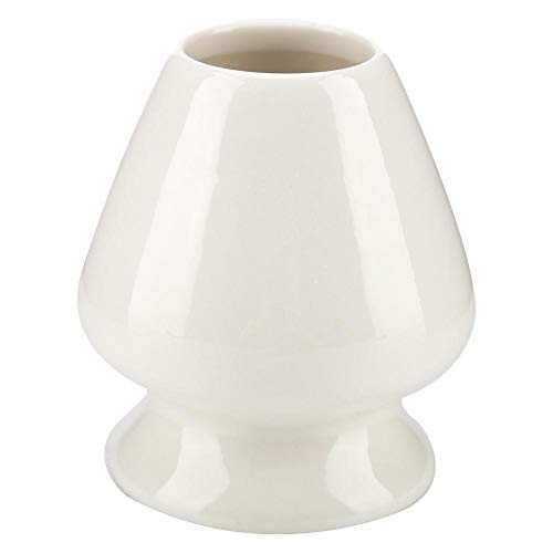 1Pc Matcha Whisk Stand Ceramic Holder for Bamboo Matcha Chasen for Tea Set Accessories ((White))