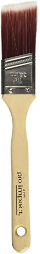 Linzer 0150 Pro Impact 2160 Sash Paint Brush, 1-1/2 In Width, Angular Chiseled Polyester 1.5"
