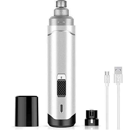 Dog Nail Grinder Upgraded - Professional 2-Speed Electric Rechargeable Pet Nail Trimmer Painless Paws Grooming and Smoothing for Small Medium Large Dogs and Cats Dog Nail Grinder Upgraded - Professional 2-Speed Electric Rechargeable Pet Nail Trimmer Painless Paws Grooming and Smoothing for Small Medium Large Dogs and Cats
