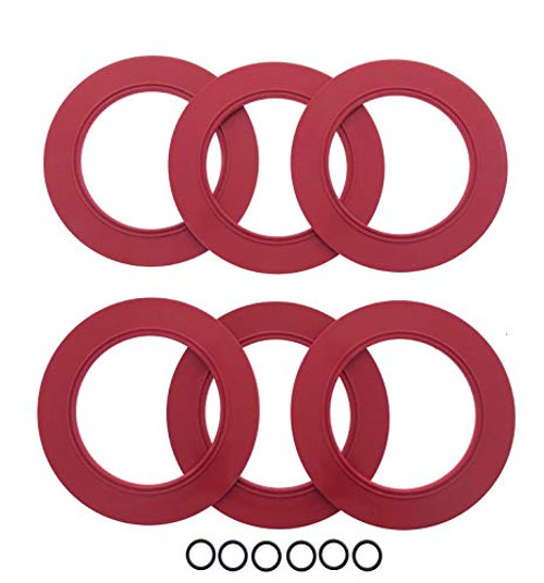 6 PACK Flush Valve Seals For American Standard and Eljer Toilets, Best Replacement For Champion 4 Tanks, 7301111-0070A Models By Essential Values 6 PACK Flush Valve Seals For American Standard and Eljer Toilets, Best Replacement For Champion 4 Tanks, 7301111-0070A Models By Essential Values
