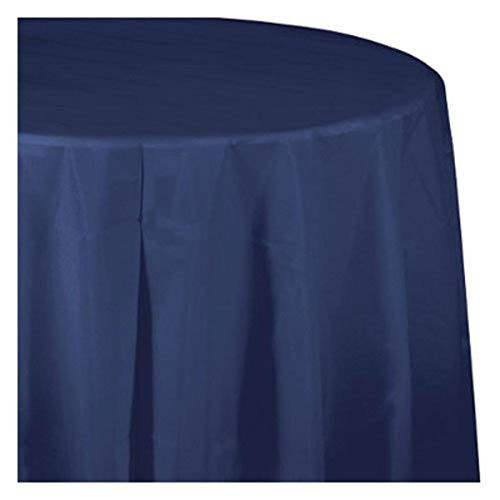 Creative Converting TABLECOVER, OCTY ROUND 82", Navy Blue Creative Converting TABLECOVER, OCTY ROUND 82", Navy Blue