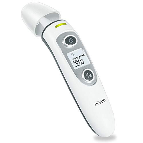 Non-Contact Forehead Thermometers, No Touch Digital Infrared Thermometer for Adults, Kids and Baby, Touchless Thermometer Within 0.4 Inch Distance, Fever Alarm, Memory Function