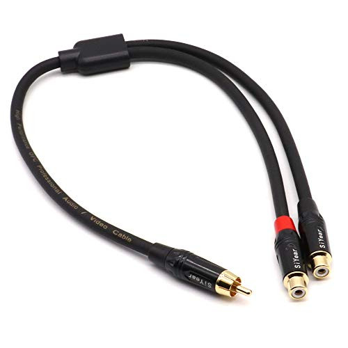 SiYear RCA Male to Dual RCA Female Y 