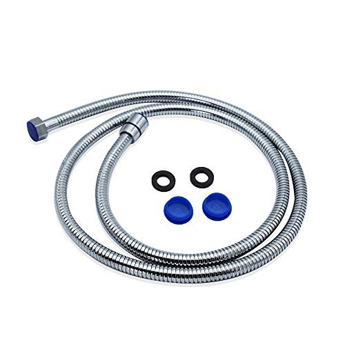 Shower Hose, 60 Inches Extra Long Chrome Handheld Shower Head Hose With Brass insert and nut